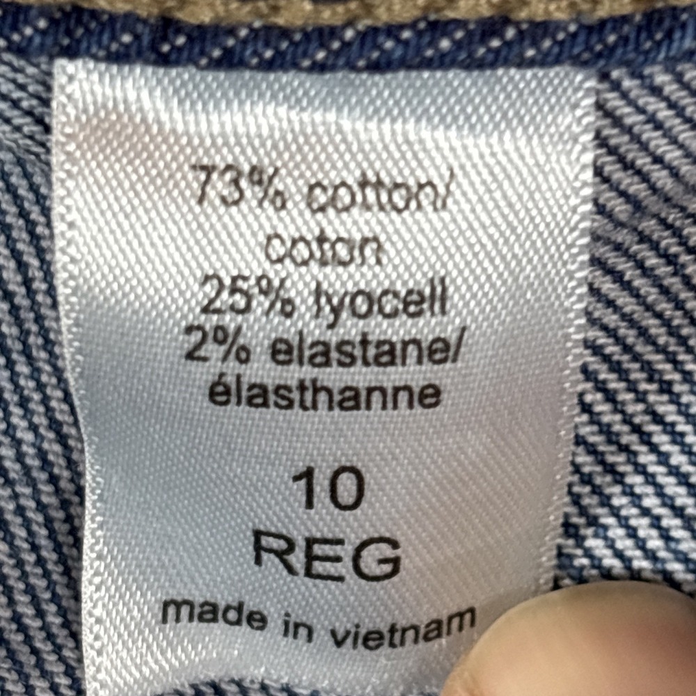 Maurices Wide Leg Jeans Women 10 Blue‎ Women Hi Rise Bohemian - Picture 11 of 11